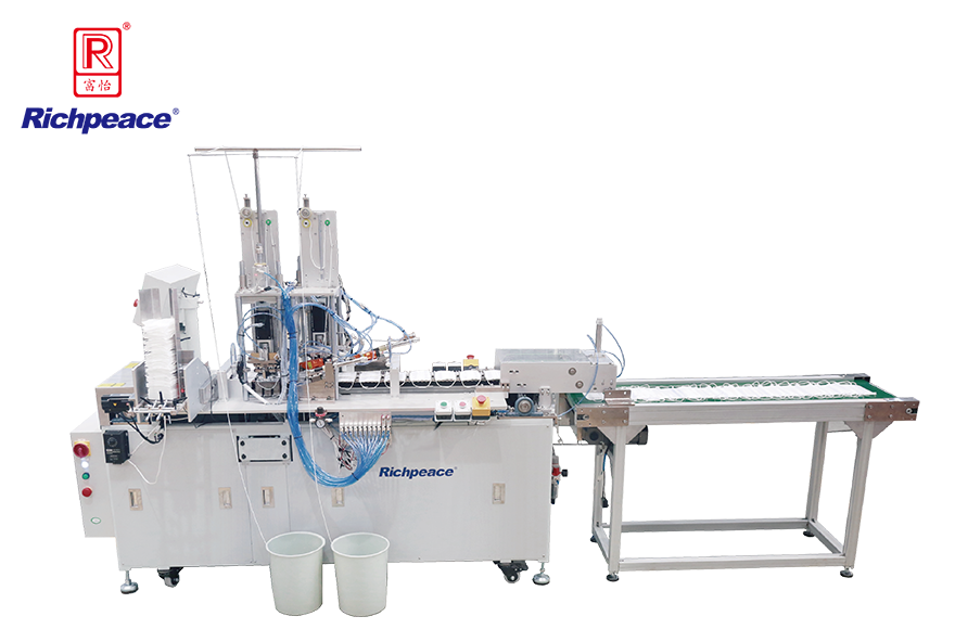 必一体育全自动平面口罩耳带焊接机 （自动放片装置)