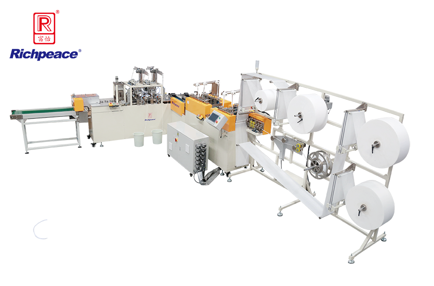 必一体育全自动柳叶口罩生产线