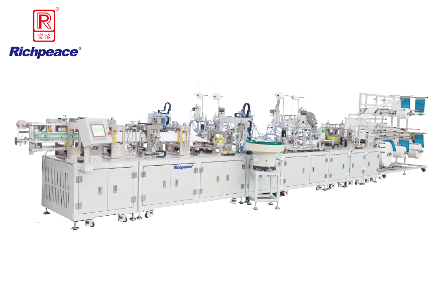必一体育全自动折叠口罩启停型生产线 （焊头带）