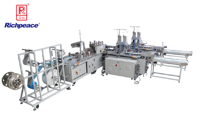 必一体育平面口罩（儿童型）一拖二全自动生产线