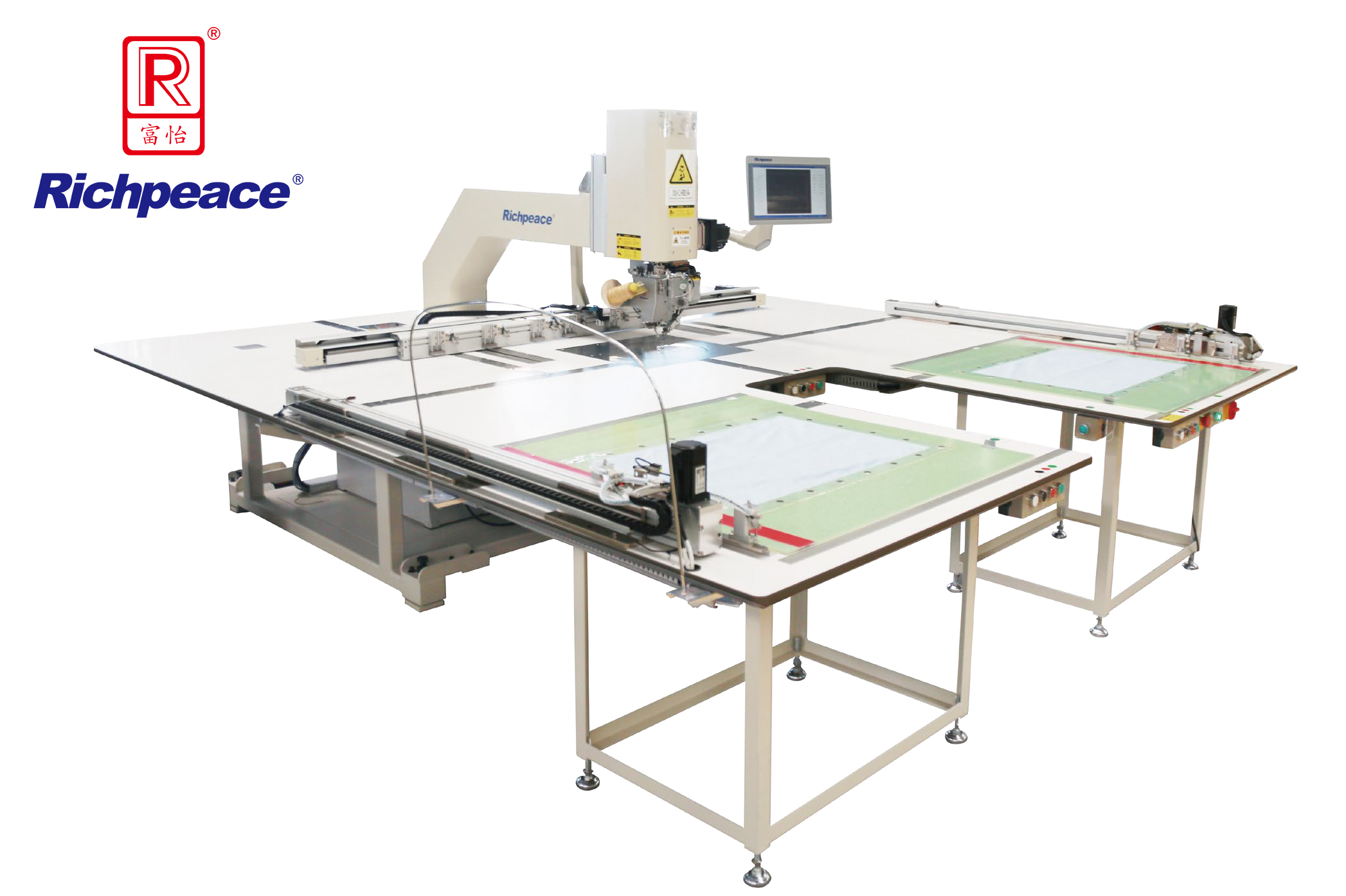 必一体育全自动360°旋转机头单针缝纫机(自动上料)