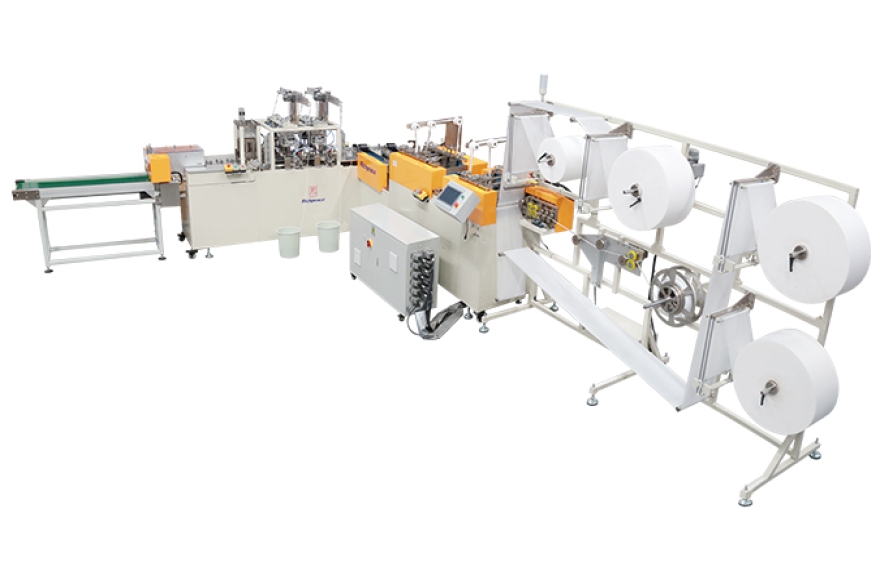 必一体育全自动柳叶口罩生产线