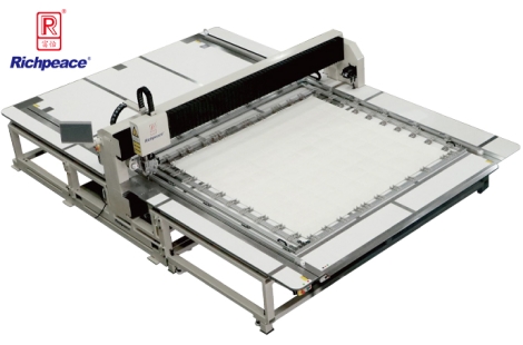 必一体育旋转机头精密绗缝机-羽绒被专用机