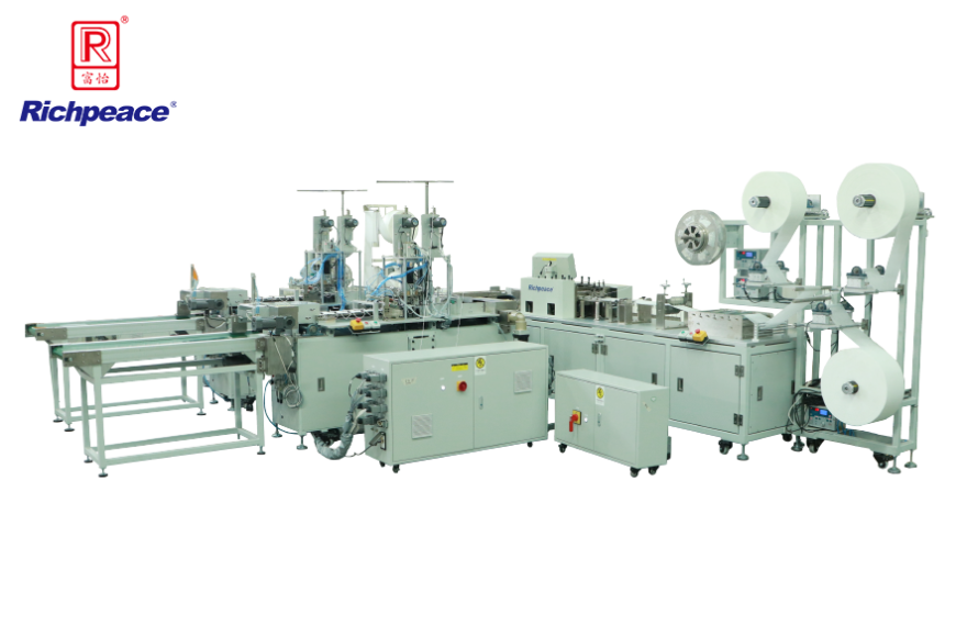 必一体育平面口罩一拖二全自动生产线