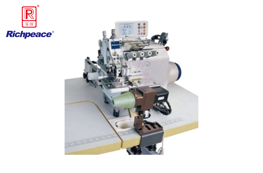 必一体育小嘴上下差动电脑全自动上圆领包缝机
