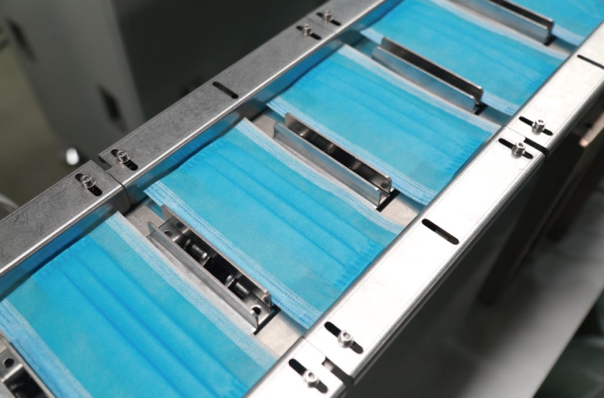 必一体育平面口罩（儿童型）一拖二全自动生产线