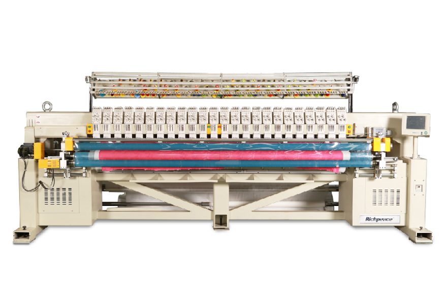 必一体育多色单幅电脑绗绣机