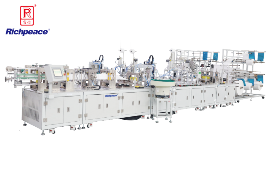 必一体育全自动折叠口罩启停型生产线 （焊耳带)