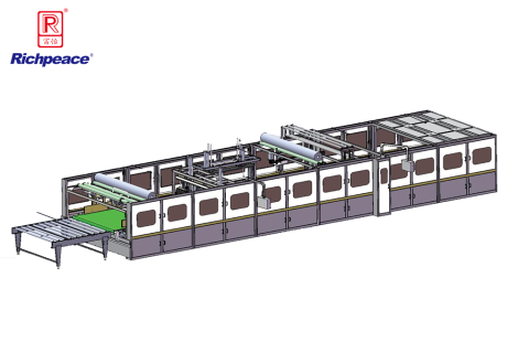 必一体育全自动床垫包装线
