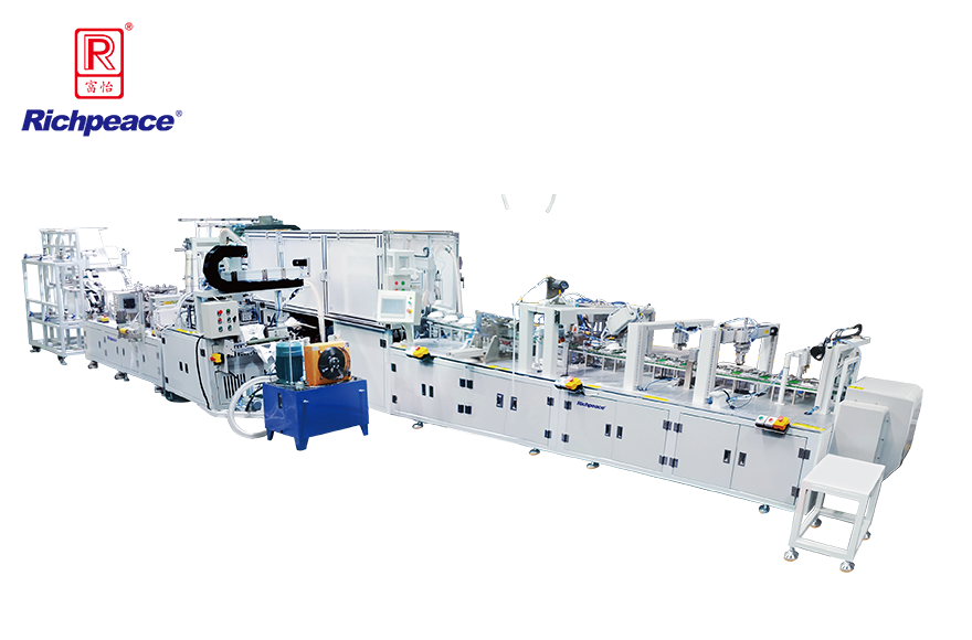 必一体育全自动罩杯口罩生产线 (预成型 盘头带)