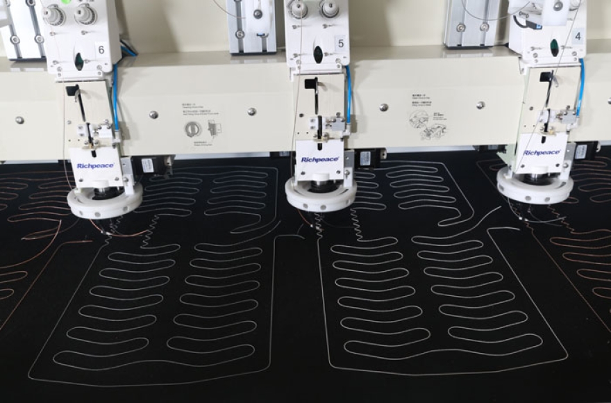 必一体育汽车专用电脑布线机-左右自动收送料结构