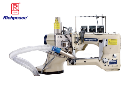 必一体育曲臂式两面装饰四针六线拼缝机