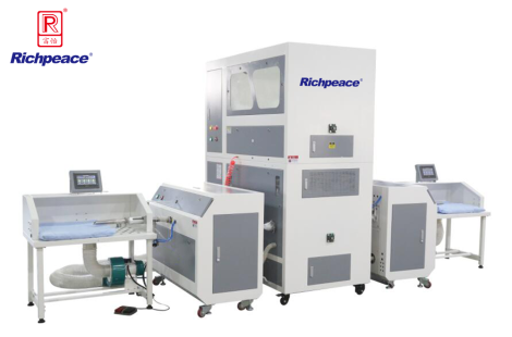 必一体育全自动双头八称绒棉一体机