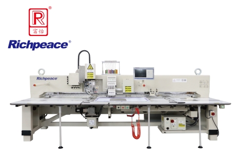 必一体育全自动旋转绣缝一体机(9色绣花＋旋转缝纫)