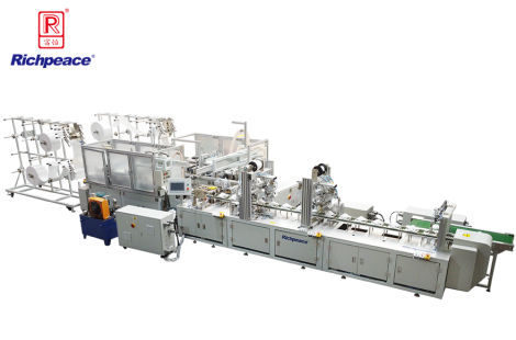 必一体育全自动罩杯口罩二合一标准型生产线（焊头带）