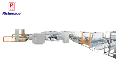 必一体育美式胖被四边缝纫裁切生产线